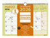 Finocam 787220126 Wall Calendar, Spanish, Spiral Bound, FSC Certified