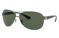 Ray-Ban RB3386 Pilot Sonnenbrille Unisex Metall Schwarz Grün M/L