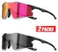 StarTech Fietsbril Model S1414 2-delige set UV400 bescherming TR-90 Polycarbonaat Meerdere kleuren 2pack-0109