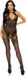 Leg Avenue Seamless fishnet bodystocking, One Size (Zwart)