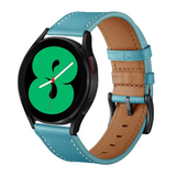 By Qubix Qubix - Lederen bandje - Blauw - Geschikt voor Xiaomi Mi Watch / Xiaomi Watch 2 / Xiaomi Watch S1 / S2 / S3 / S4 (47mm)