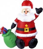 Widmann Opblaasbare Kerstman - 122 cm - met verlichting