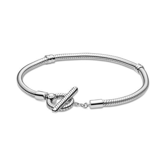 Pandora Icons 925 Sterling Zilveren Snake Chain Armband 599082C00-17 (Lengte: 17.00 cm)