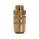 Riegler Temperatuuraansluiting DN 6 met AG, afsluitventiel, M14 x 1,5 rechts