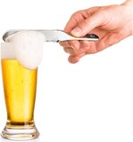 Vacu Vin Beer Blade Bierspatel - Stainless Steel - 2 Stuks - Zilver