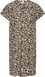 b.young BYFALAKKA V NECK DRESS Jurk Rainy Day Leopard Mix