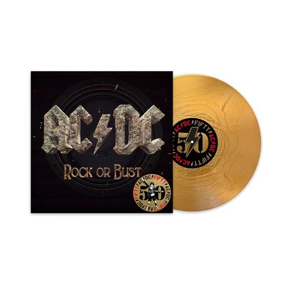 AC/DC - Rock Or Bust (50th Anniversary Gold Vinyl LP)