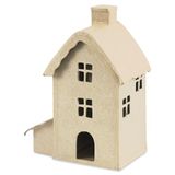 Décopatch SA231C – Hoog huis om te versieren van papier-maché, bruin – decoratie – DIY en creatieve vrije tijd – 13 x 7,5 x 16,5 cm
