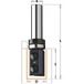 CMT Orange Tools 656.160.11 Lames interchangeables pour rainures et feuillures avec roulement HW Z2 S=8 D=16x35x80 RE