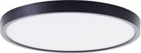 Brilliant Lotti - Plafondlamp - Ø 30 cm - LED 21W - 2500lm - 3000K - RGB - Dimbaar - Afstandsbediening - Timer - Nachtlicht - Tuya - Zwart