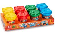 Carioca Baby Do boetseerklei voor kinderen vanaf 12 maanden, 4 verschillende kleuren, luchtdrogend en vuile handen, 8 stuks van 150 stuks