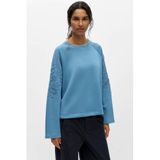 OBJECT pull avec broderies - bleu