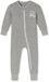 SCHIESSER Pakje met voet Baby Onesies 1-2 mnd Grijs Melange Katoen/Elastaan