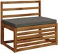 vidaXL - Coussin de banc - VUGHT - Gris