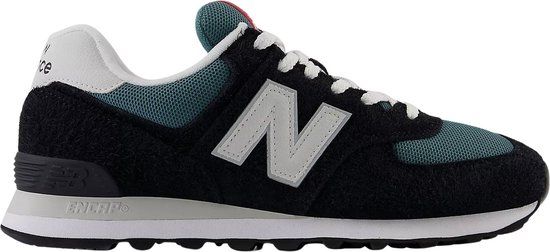 New Balance 574 V2 Sneakers Mannen - Maat 42.5 - Zwart/Groen/Wit
