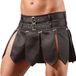 Svenjoyment Gladiatoren Mannen Rok met Riemen - Zwart - Maat M
