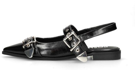 POSH by Poelman Dames JULIA Slingbacks - Zwart - Maat 40