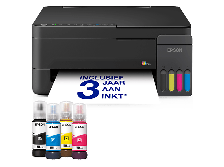 Epson Ecotank Et-2915 - Ink Print Kleur A4 Zwart All-in-one-printer
