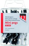 Quantore Miniknijper blister 34mm assorti - 15 stuks