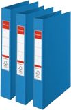 Esselte Ringband mappen/ordners - 6x - blauw - A4
