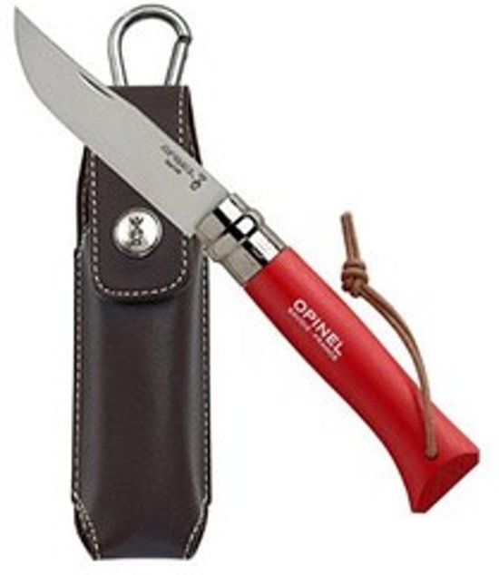 Opinel - rood - met etui