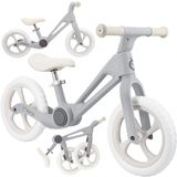 Momi NORU - Loopfiets - Opvouwbaar - 12 inch - Verstelbaar Zadel - Grijs