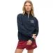 Superdry Athletic Essentials trui met halve rits - Femme