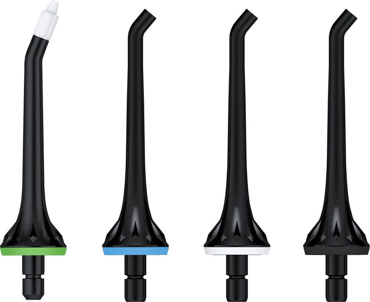 LifeGoods Flos Opzetstuk - 4 Stuks - Zwart/Wit/Groen/Blauw