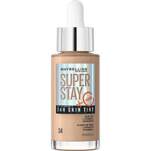 Maybelline New York Maybelline New York Superstay 24H Skin Tint Bright Skin-Like Coverage foundation - kleur 34