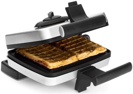 FriFri WA102 Wafelijzer Set - 1200 Watt - Belgische wafels + Croque/tosti vorm + Cool Touch-behuizing