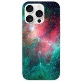 Apple iPhone 16 Pro Nebuleuse Bedrukt Siliconen Hoesje