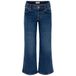 ONLY KIDS ONLY MINI KMGBLAIR regular waist wide leg jeans - donkerblauw