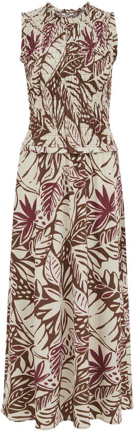 WE Fashion Dames maxi jurk met print