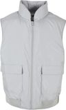 Urban Classics Clean Puffer Mouwloos jacket Grijs XXL