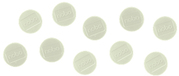 Nobo Magnetische Whiteboard Magneten - 10 stuks - 38mm - Wit