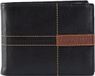 Friedrich23 Portefeuille Unisexe Cuir Noir Fermeture éclair