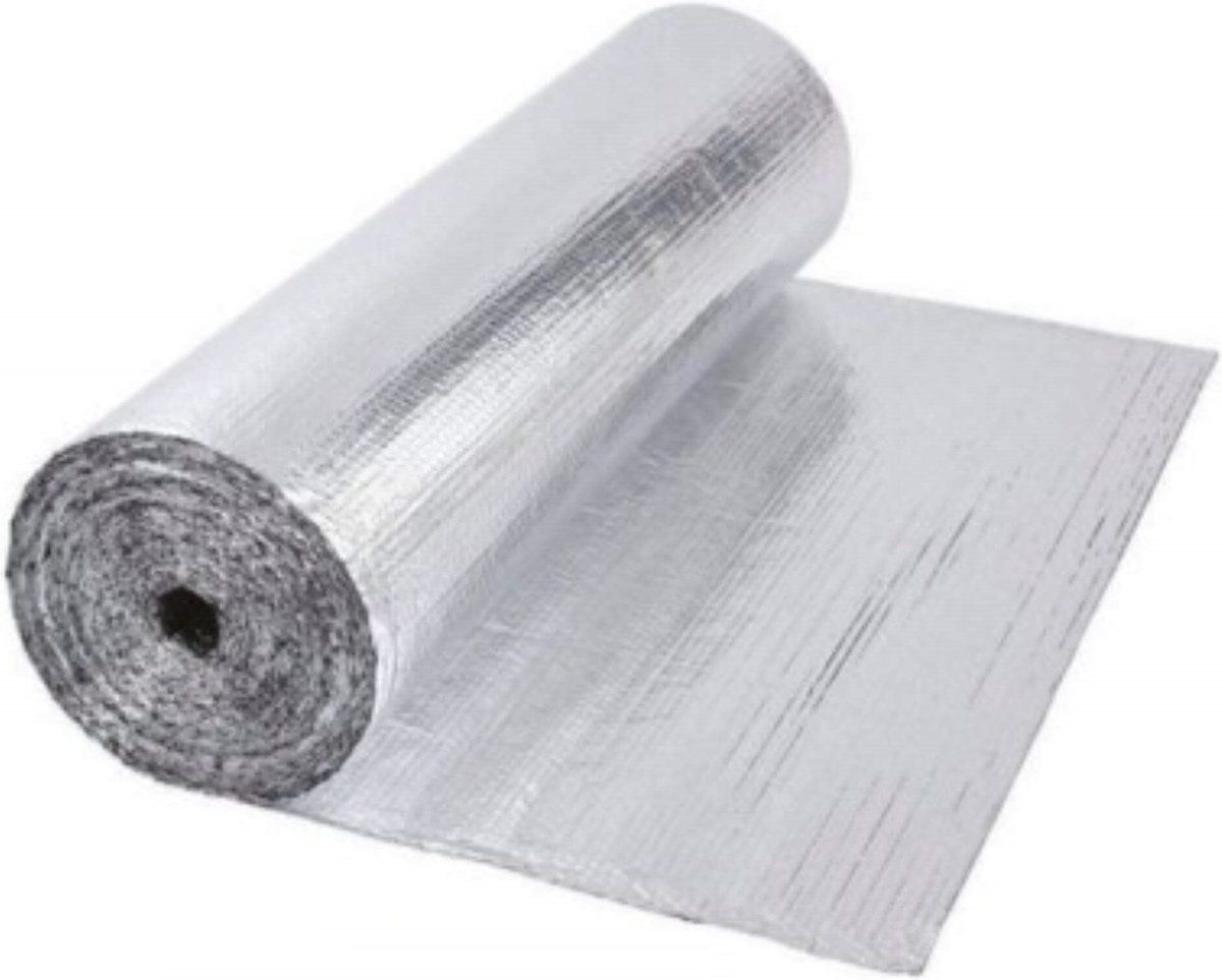 Deltafix Radiatorfolie - Aluminium - Zilver - 2.5 meter