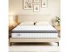 HOMCOM Matelas 140 x 190 cm, 20cm d'épaisseur, matelas à ressorts ensachés 7 zones mousse à mémoire de forme au gel rafraîchissant
