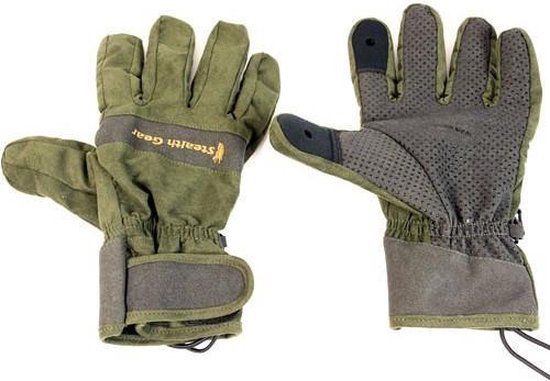 Stealth-Gear Extreme handschoenen maat L Groen Leer Unisex