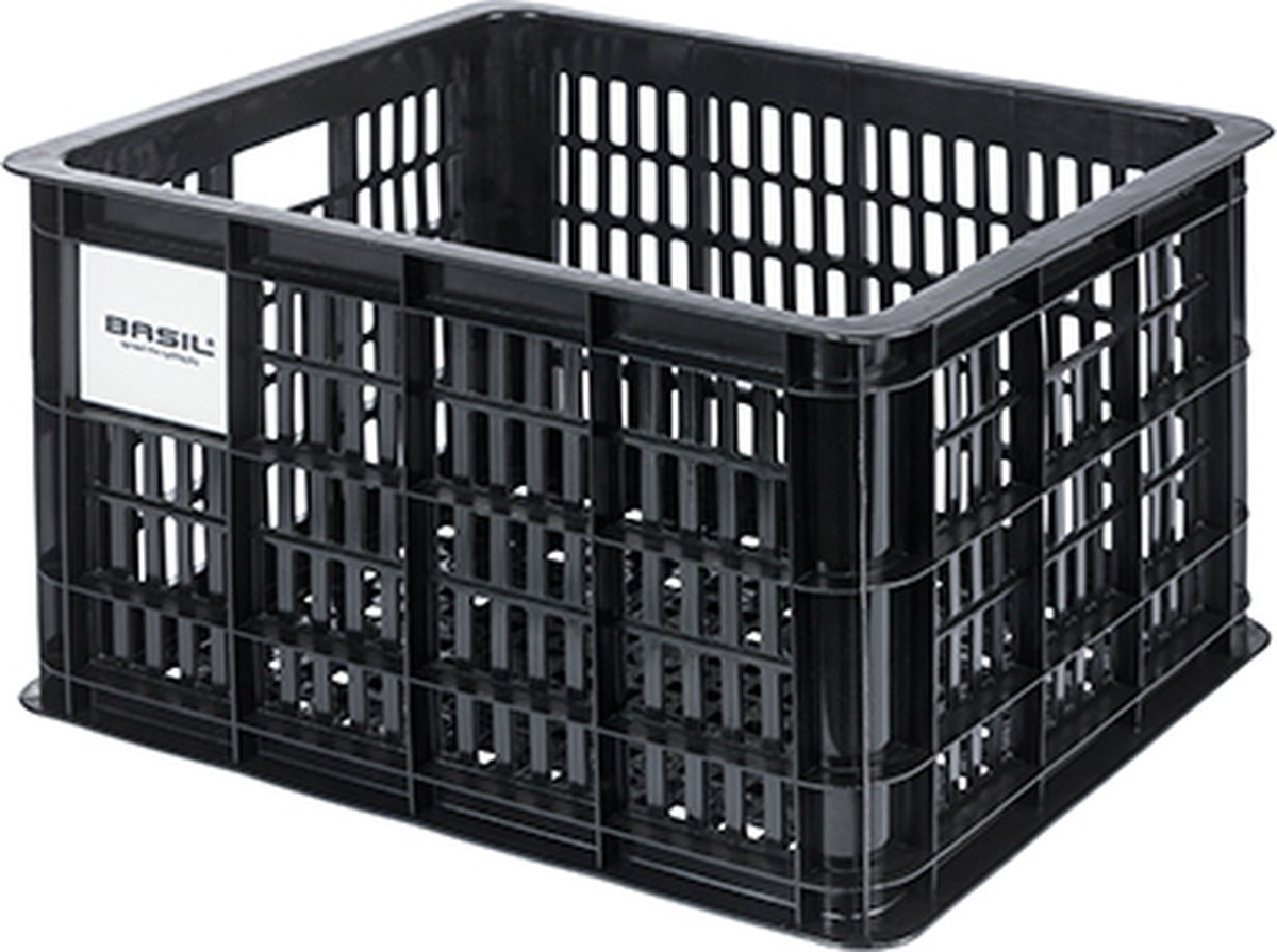 Basil Fietskrat Crate M 29,5L Black MIK