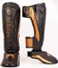 Venum Elite Evo Kickboks Scheenbeschermers Zwart Brons - L