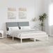Maison Exclusive - Cadre de lit avec tête de lit, blanc, 150 x 200 cm, pin massif