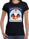 Bellatio Decorations Fout Duitsland Kerst t-shirt / shirt - Christmas in Germany we know how to party - zwart voor dames - kerstkleding / kerst outfit XL
