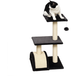 Arbre à chat gris foncé hauteur 72 cm balle suspendue