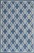 Safavieh Vloerkleed Elle Wol Navy Blauw 122x183 cm