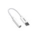 JOYROOM SH-C1 audio kabel 120 m 3.5mm USB Type-C Wit