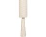 WOOOD Loft Vloerlamp - Metaal/Bouclé - Naturel Met Stippen 130xØ30 cm