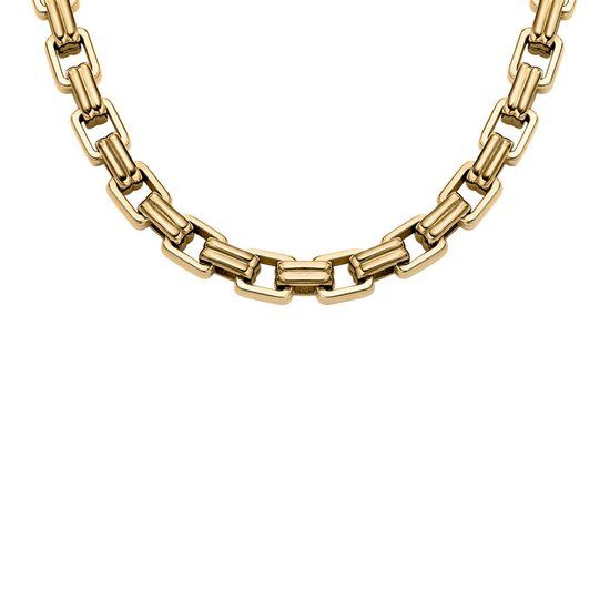 FOSSIL JF04954710 Dames Collier 40.60 cm - Goudkleurig