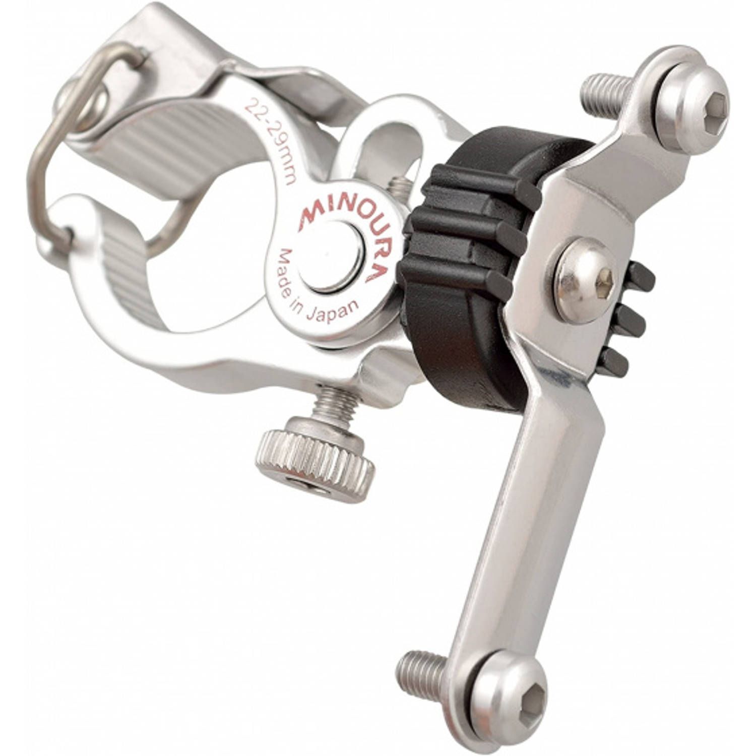 Minoura EB-100 - Framebevestiging bidon - Zilver