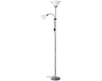 Brilliant SPARI 4 Lampe sur pied - Blanc;Argent